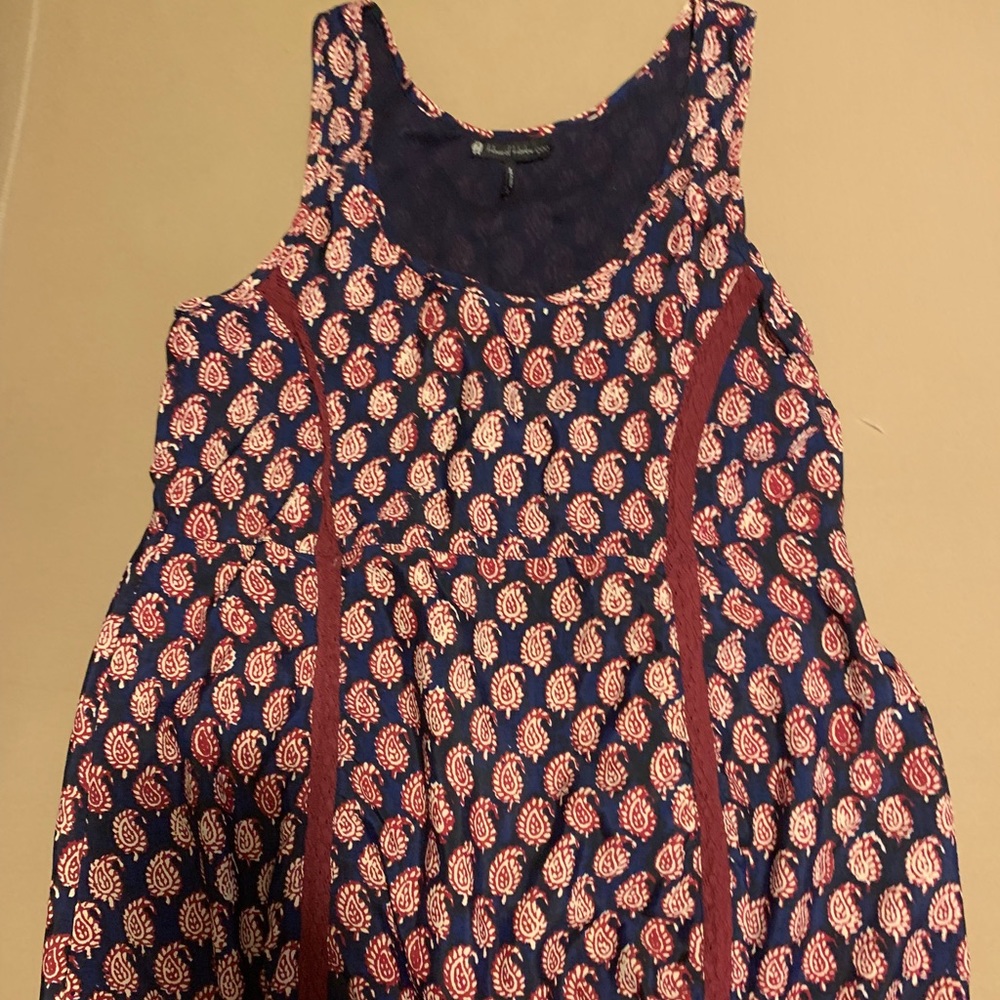 Short sleeve short dress summery dark blue
